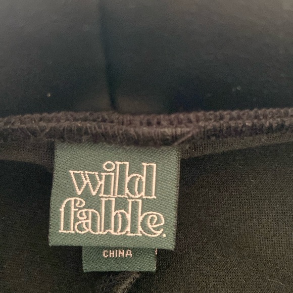 Wild Fable wide leg faux leather pants with slit - Picture 6 of 16